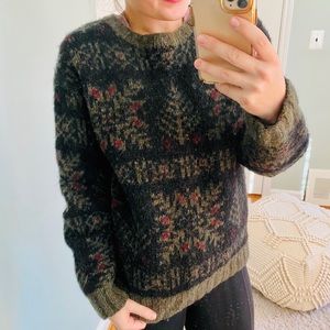 Vintage Eddie Bauer Wool Blend Crewneck Sweater S